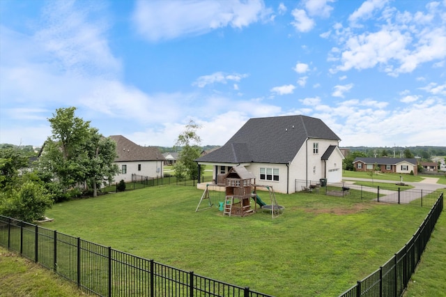 1412 Barrett Dr, Mount Juliet, TN 37122 - view of yard featuring a playground and a residential view