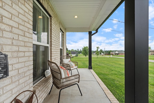1412 Barrett Dr, Mount Juliet, TN 37122 - covered porch featuring a lawn
