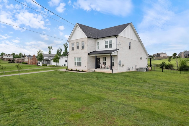 1412 Barrett Dr, Mount Juliet, TN 37122 - back of property featuring central AC unit and brick siding