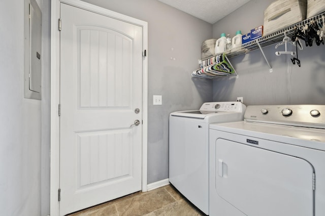 1014 Gill Hodges Rd, Portland, TN 37148 - laundry area featuring washer and dryer and electric panel