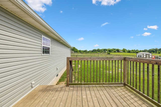 1014 Gill Hodges Rd, Portland, TN 37148 - wooden terrace featuring a lawn and a view of rural / pastoral area