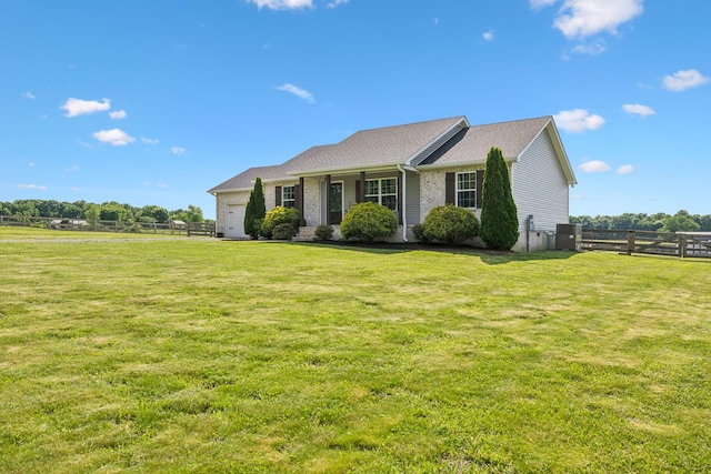 1014 Gill Hodges Rd, Portland, TN 37148 - single story home featuring a garage and central AC unit