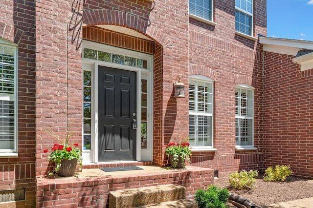 1201 Banbury Row, Brentwood, TN 37027 - view of exterior entry featuring brick siding