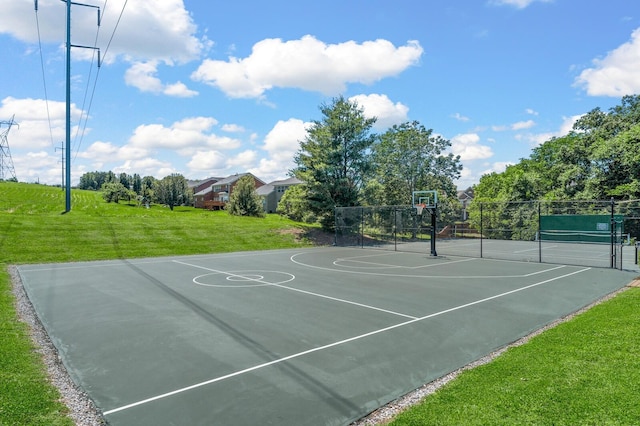 1201 Banbury Row, Brentwood, TN 37027 - view of basketball court with community basketball court and a tennis court