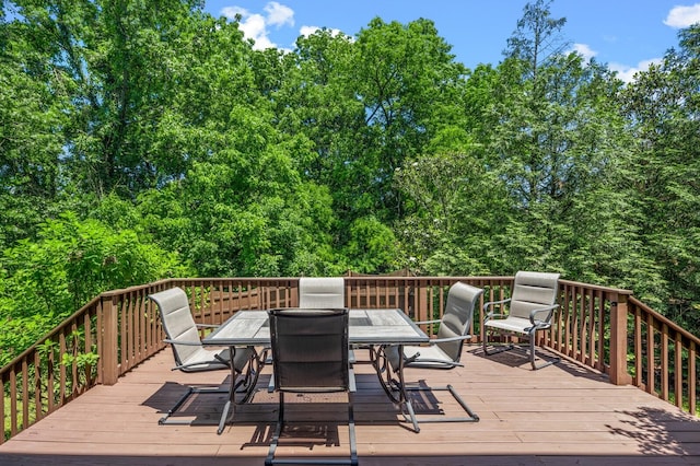 1201 Banbury Row, Brentwood, TN 37027 - wooden terrace featuring outdoor dining area