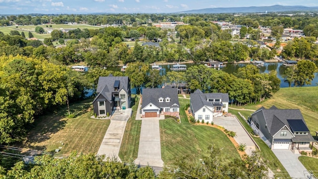 314 N Porter St, Winchester, TN 37398 - bird's eye view of a large body of water and a tree filled landscape