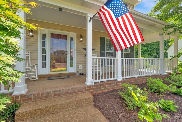 1325 Branchside Ct, Thompsons Station, TN 37179 - view of exterior entry with covered porch