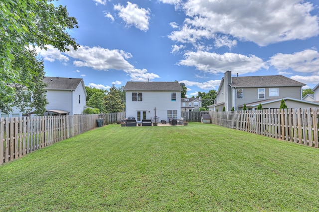 1753 Stone Hollow Ct, Hermitage, TN 37076 - rear view of house featuring a patio and a residential view