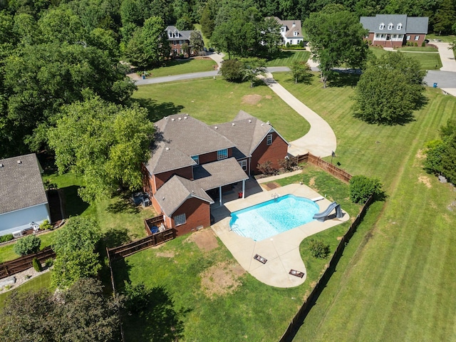 134 Blackberry Ln, Murfreesboro, TN 37130 - bird's eye view of a pool