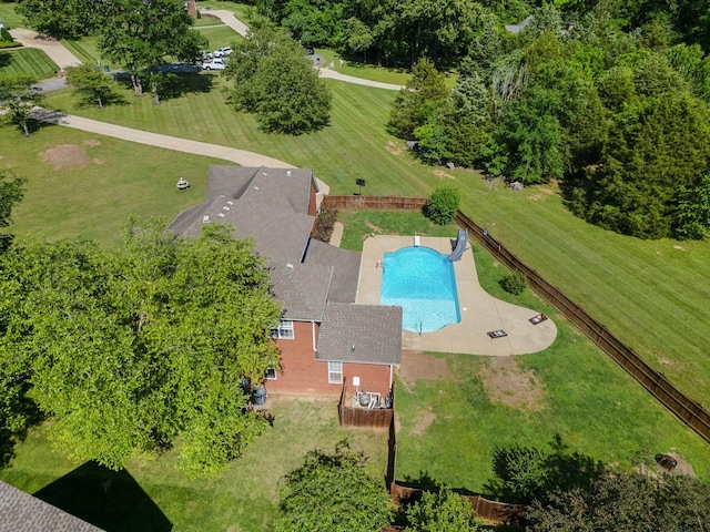 134 Blackberry Ln, Murfreesboro, TN 37130 - bird's eye view of a pool area