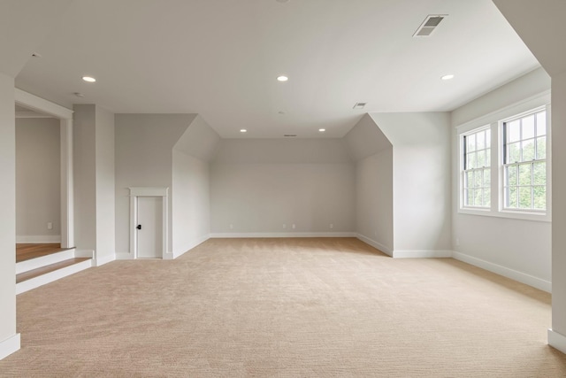 4617 Delta Springs Ln, Franklin, TN 37064 - additional living space featuring light colored carpet, recessed lighting, and baseboards