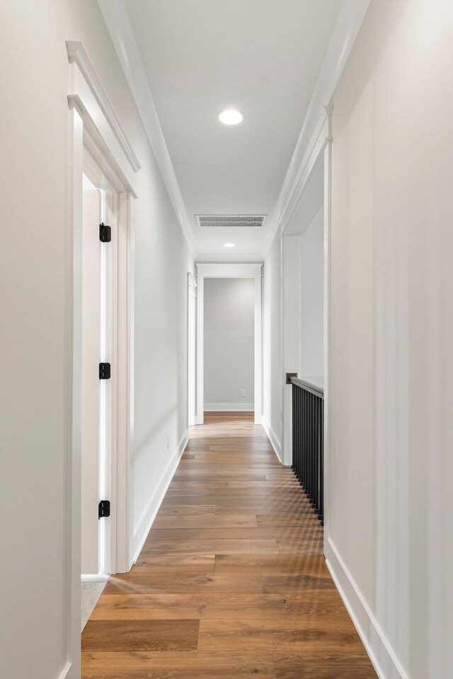 4617 Delta Springs Ln, Franklin, TN 37064 - corridor featuring wood finished floors, recessed lighting, and baseboards