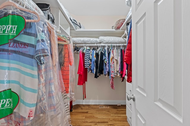 6769 Cold Stream Dr, Nashville, TN 37221 - spacious closet featuring wood finished floors