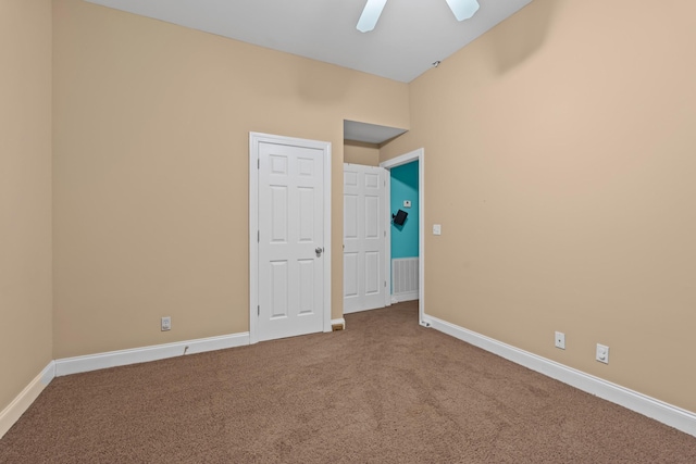 6769 Cold Stream Dr, Nashville, TN 37221 - unfurnished room featuring carpet, ceiling fan, and baseboards