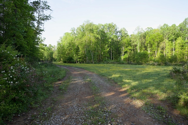 40A Barker Cove Loop, Palmer, TN 37365 - view of dirt / gravel road featuring a wooded view