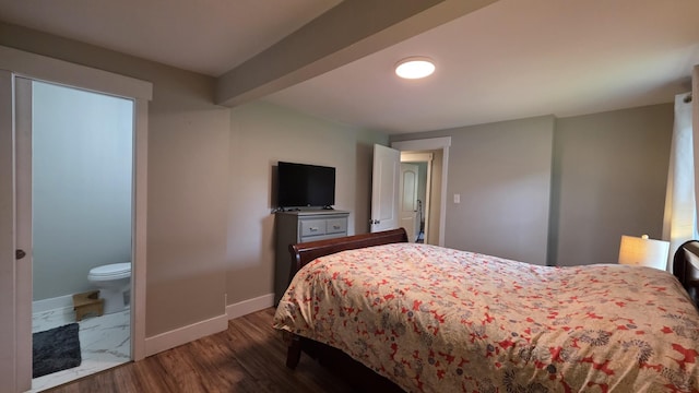500 E 17th St, Columbia, TN 38401 - bedroom featuring baseboards and dark wood finished floors
