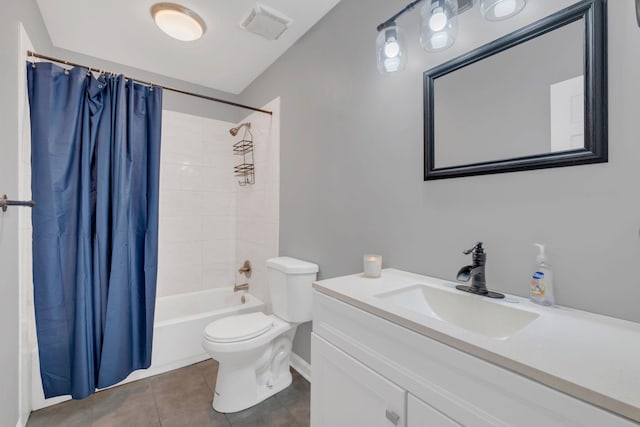 1301 Neelys Bend Rd Unit A10, Madison, TN 37115 - full bath featuring tile patterned flooring, toilet, shower / tub combo, vanity, and baseboards