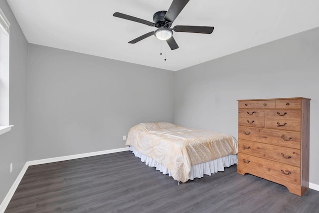 1301 Neelys Bend Rd Unit A10, Madison, TN 37115 - bedroom with wood finished floors, baseboards, and ceiling fan
