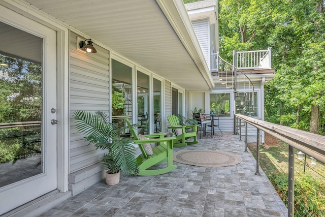 106 Lakewood Dr, Dickson, TN 37055 - view of patio with a balcony