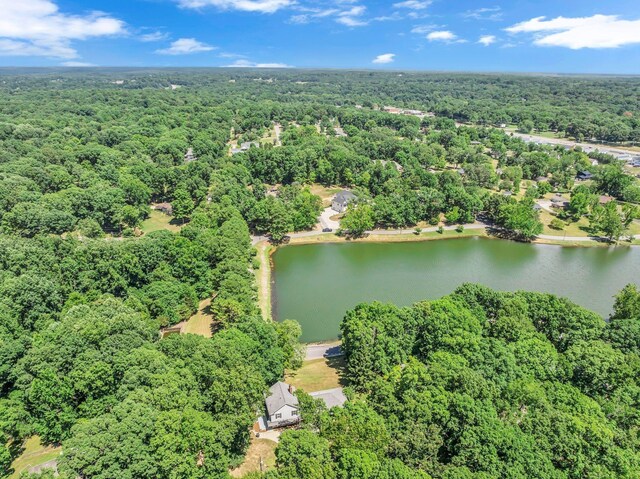 106 Lakewood Dr, Dickson, TN 37055 - bird's eye view of a heavily wooded area and a large body of water