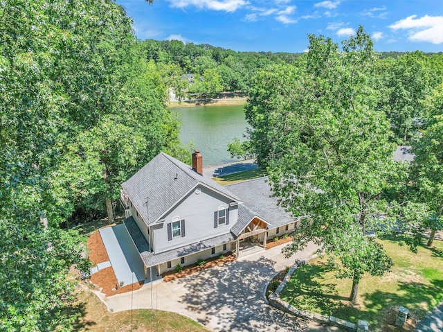 106 Lakewood Dr, Dickson, TN 37055 - view of subject property with a nearby body of water