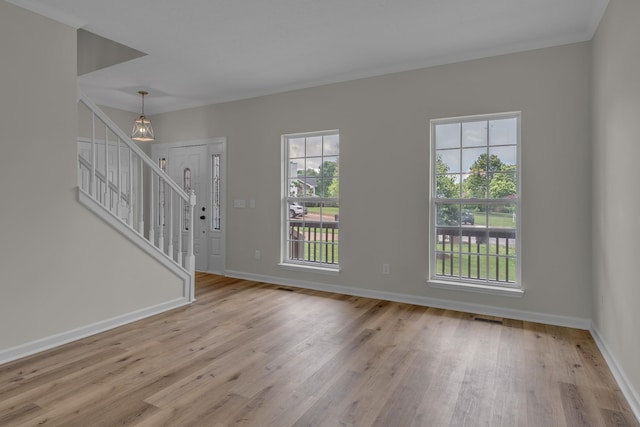408 Jordan Leigh Ct, Joelton, TN 37080 - foyer featuring wood finished floors, stairway, and baseboards