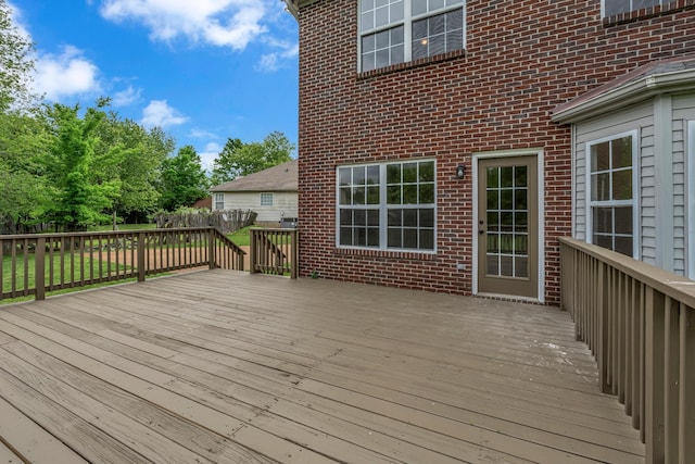 408 Jordan Leigh Ct, Joelton, TN 37080 - wooden terrace with fence
