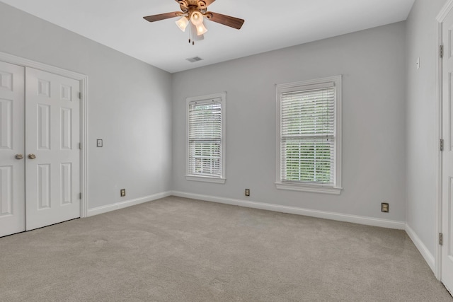 308 Stanley Park Ln, Franklin, TN 37069 - unfurnished bedroom featuring carpet flooring, baseboards, a closet, and ceiling fan