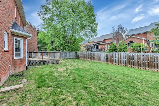 308 Stanley Park Ln, Franklin, TN 37069 - view of yard with a wooden deck