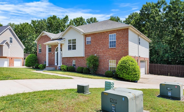 845 Nandina Ct, Clarksville, TN 37043 - view of front facade featuring brick siding, driveway, and an attached garage