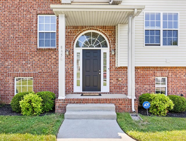 845 Nandina Ct, Clarksville, TN 37043 - property entrance with brick siding