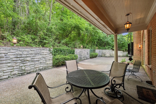 1130 Crater Hill Dr, Nashville, TN 37215 - view of patio / terrace with outdoor dining space