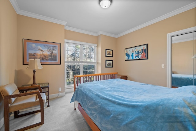 1130 Crater Hill Dr, Nashville, TN 37215 - bedroom with carpet floors, crown molding, and baseboards