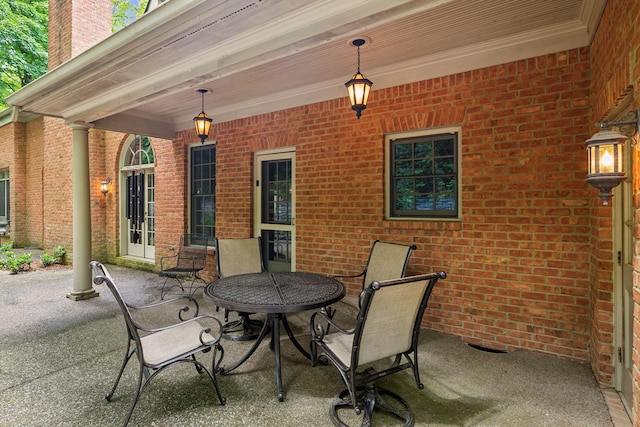 1130 Crater Hill Dr, Nashville, TN 37215 - view of patio / terrace with outdoor dining space
