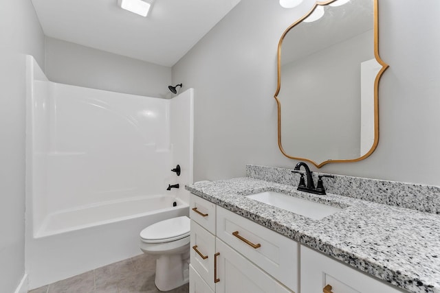 7959 Monterey Hwy, Sparta, TN 38583 - bathroom featuring toilet, vanity, and shower / washtub combination