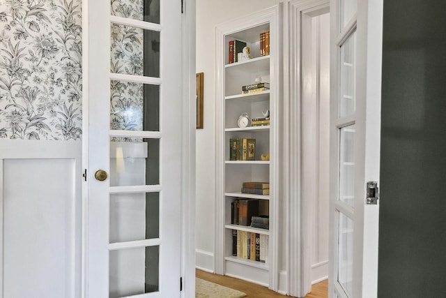 36 Hillcrest Dr, Sparta, TN 38583 - detailed view of wood finished floors and built in shelves