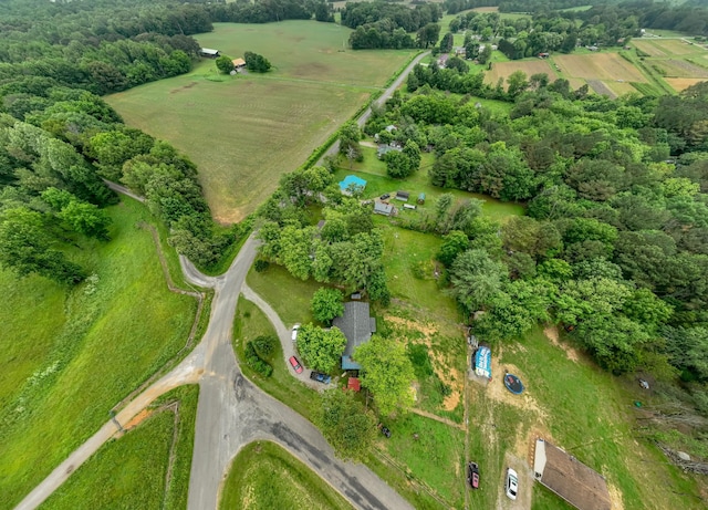 1689 Pleasant Ridge Rd, Huntland, TN 37345 - aerial overview of property's location featuring rural landscape