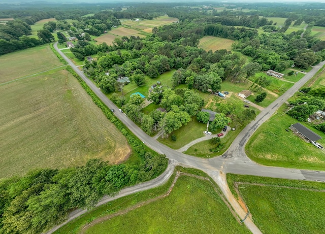 1689 Pleasant Ridge Rd, Huntland, TN 37345 - aerial view of property and surrounding area featuring rural landscape and extensive farmland