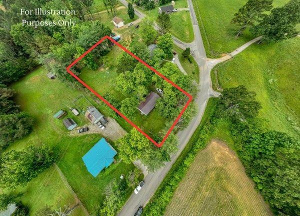 1689 Pleasant Ridge Rd, Huntland, TN 37345 - view of property location featuring property boundaries highlighted
