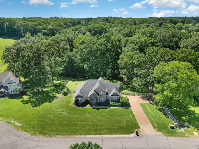 1002 Bradby Dr, Burns, TN 37029 - view from above of property featuring a forest