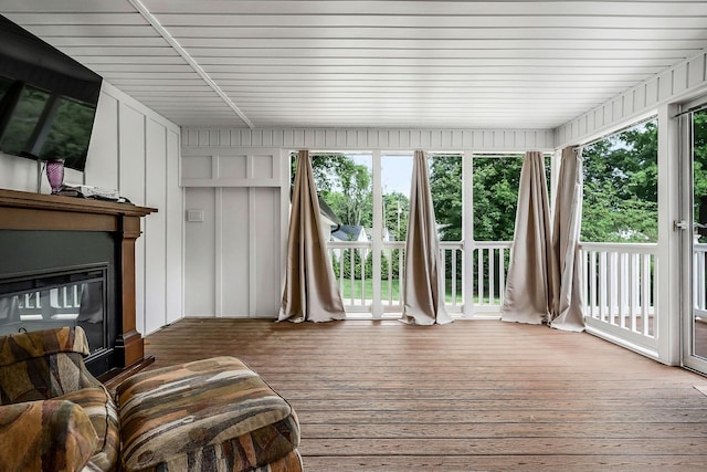 819 N Jefferson Ave, Cookeville, TN 38501 - sunroom featuring wood-type flooring, plenty of natural light, and a deck