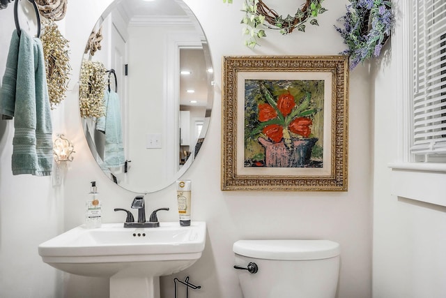 819 N Jefferson Ave, Cookeville, TN 38501 - half bath featuring toilet and a sink