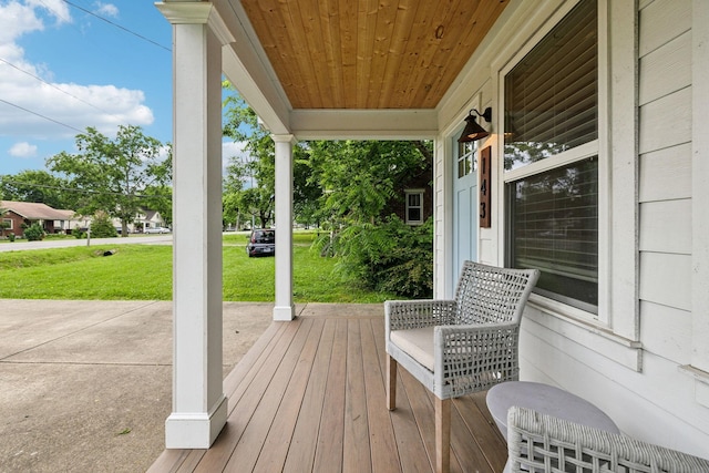 143 Two Mile Pike, Goodlettsville, TN 37072 - deck featuring covered porch and a yard