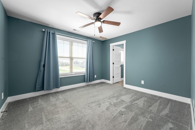 196 Knoxleigh Way, Murfreesboro, TN 37129 - carpeted spare room featuring baseboards and ceiling fan