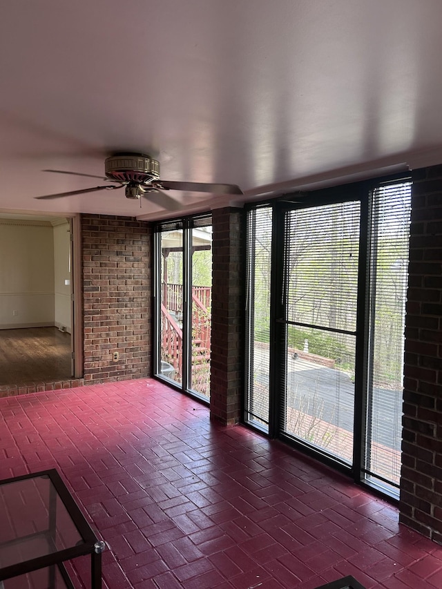 314 Powder Mill Dr, Ashland City, TN 37015 - unfurnished sunroom with healthy amount of natural light