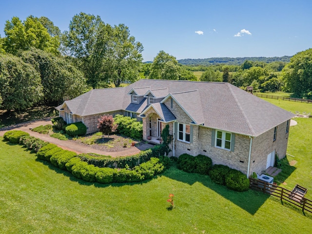 4095 Indian Hills Rd, Columbia, TN 38401 - view of front of house with stone siding and an attached garage