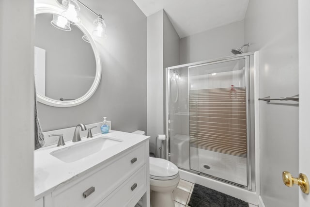 4095 Indian Hills Rd, Columbia, TN 38401 - full bath featuring toilet, a stall shower, and vanity