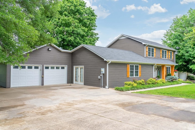 1112 Belmont Dr, Cookeville, TN 38506 - view of front of property featuring concrete driveway, an attached garage, and roof with shingles