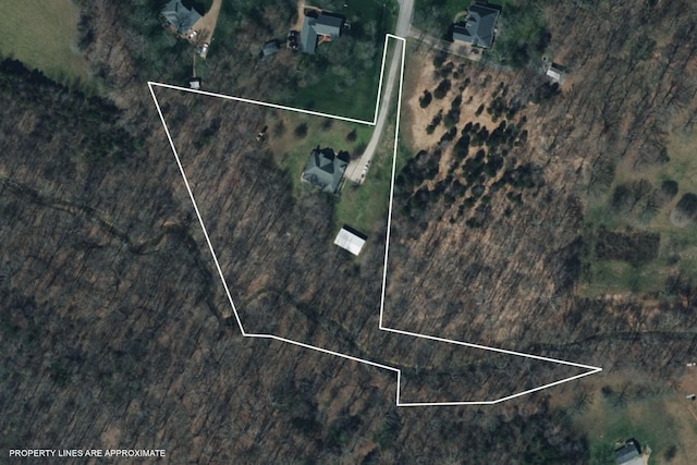 358 Spring Valley Dr, Cottontown, TN 37048 - aerial overview of property's location with property boundaries highlighted