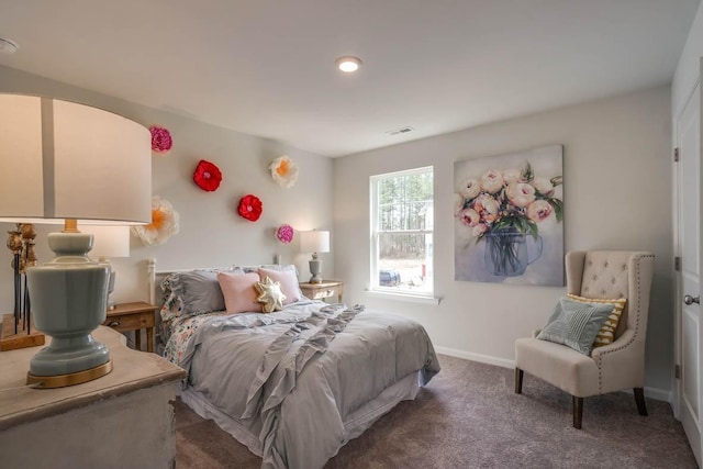 4028 Roane Dr, White House, TN 37188 - carpeted bedroom featuring baseboards and recessed lighting